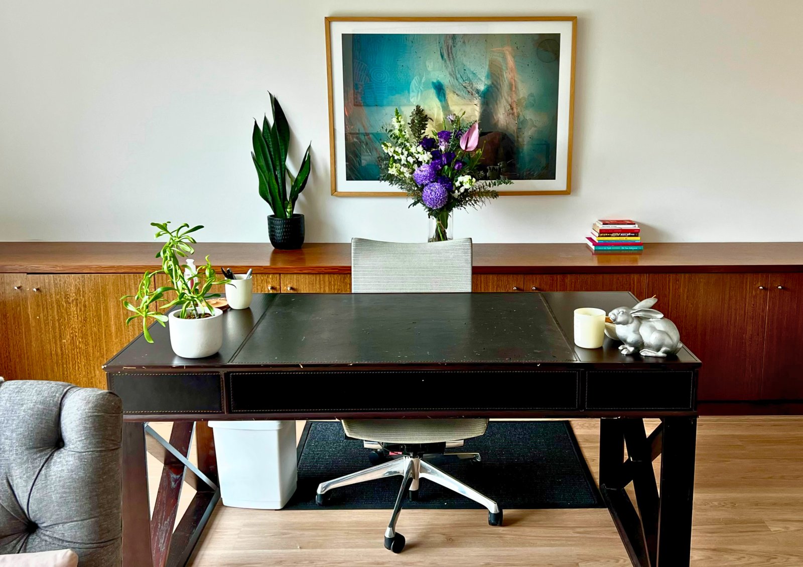 Therapy room desk at Unison Mental Health Carlton